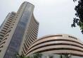 Sensex crash BSE falls rupee slips to new low of 74.46 US dollar Dow Jones worst