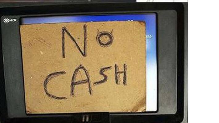 No Cash at ATMs No Cash at ATMs