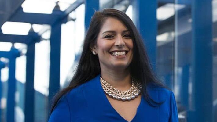 Two men jailed over vile racist social media video targeting Priti Patel Two men jailed over vile racist social media video targeting Priti Patel