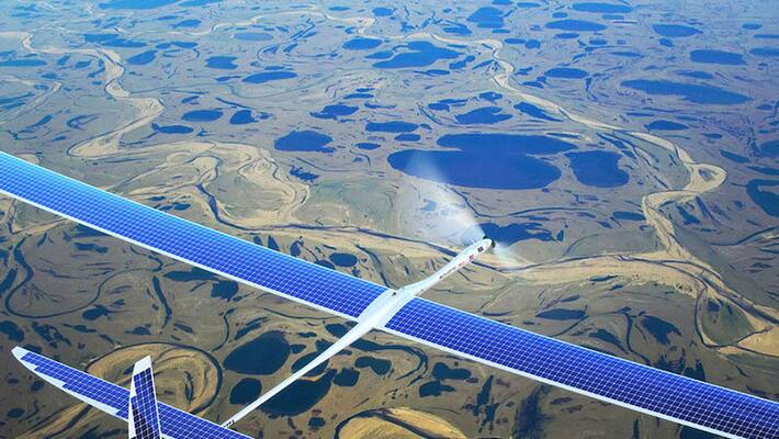 Facebook’s solar-powered drone launched Facebook’s solar-powered drone launched