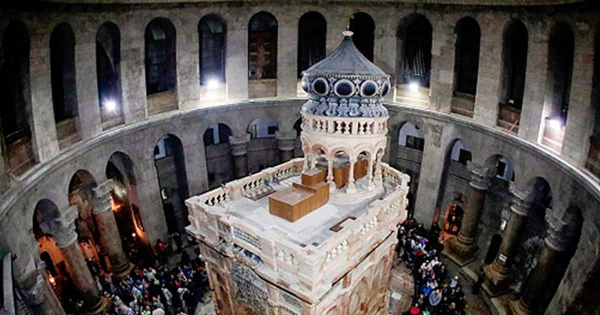 In pics: Inside the burial tomb of Jesus