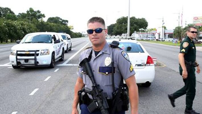 Baton Rouge police officers shot two reported dead Baton Rouge police officers shot two reported dead