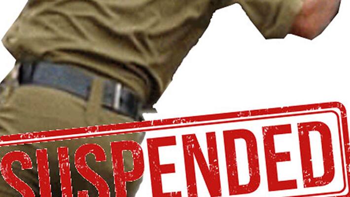 police men suspended for not checking homeministers vehicle police men suspended for not checking homeministers vehicle