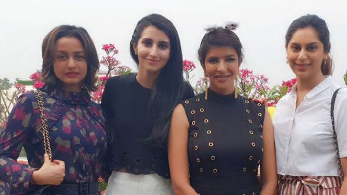 Lady super stars at nara devansh birthday party Lady super stars at nara devansh birthday party
