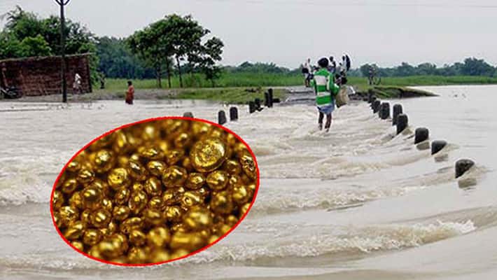 rivers bring gold with flood in bihar rivers bring gold with flood in bihar