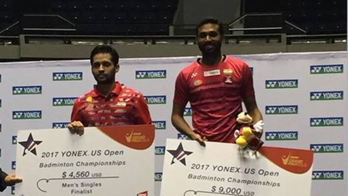 HS Prannoy trumps Parupalli Kashyap to win US Open Grand Prix Gold HS Prannoy trumps Parupalli Kashyap to win US Open Grand Prix Gold
