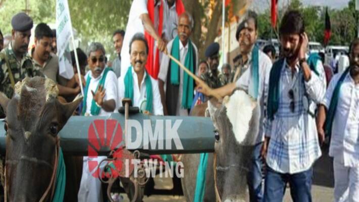 The ilaya thalapathi who came to the field for Cauvery The ilaya thalapathi who came to the field for Cauvery