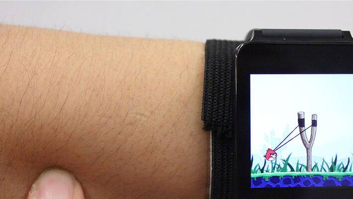 New tech turns your skin into a touchscreen for your smartwatch New tech turns your skin into a touchscreen for your smartwatch