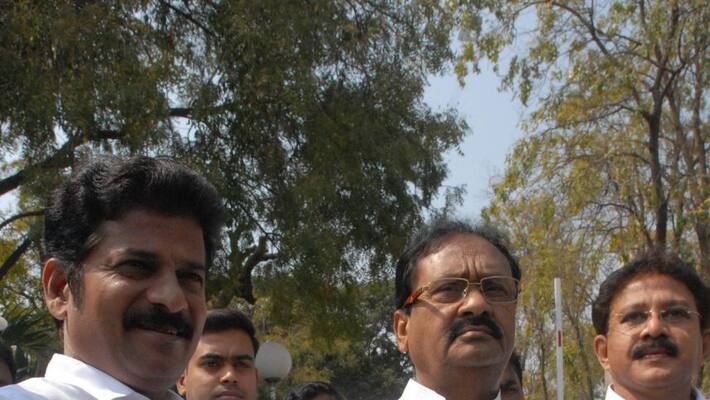 Revanth Reddy meets Shabbir Ali lns Revanth Reddy meets Shabbir Ali lns
