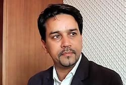 Economy slowdown Union minister Anurag Thakur blames Manmohan Singh Chidambaram