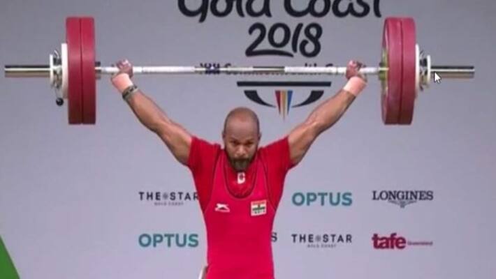 sathish won the gold medal in comonwealth 2018 sathish won the gold medal in comonwealth 2018