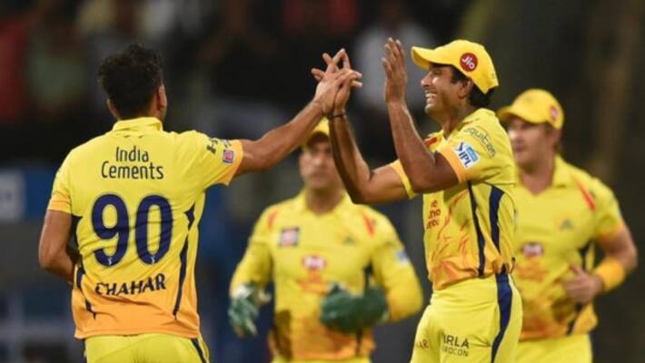 First IPL Cricket chennai CSK team thril win in Mumbai First IPL Cricket chennai CSK team thril win in Mumbai