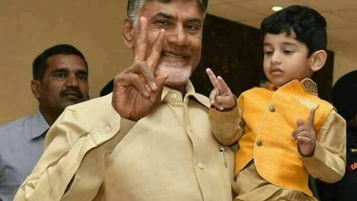 Devansh Spot on Chandrababu Live conference, and video goes viral Devansh Spot on Chandrababu Live conference, and video goes viral