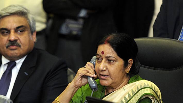 India ready to resolve issues with Pakistan but talks and terror cannot go together Sushma Swaraj India ready to resolve issues with Pakistan but talks and terror cannot go together Sushma Swaraj