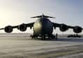 Indian air force received 11th globemaster transport aeroplane