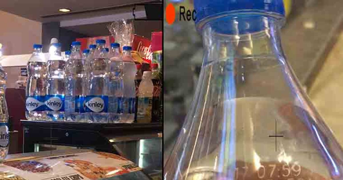 overcharging mineral water bottles
