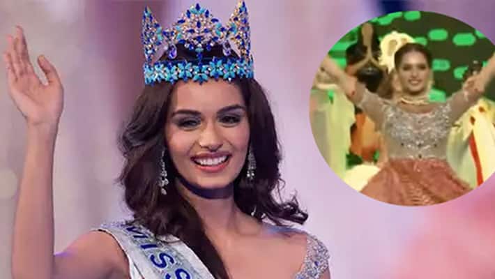 Miss World Manushi Chhillar dancing on Deepika Padukone popular song Miss World Manushi Chhillar dancing on Deepika Padukone popular song