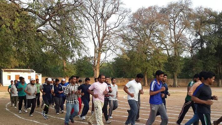 police training... youth died due to heart attack in hyderabad police training... youth died due to heart attack in hyderabad