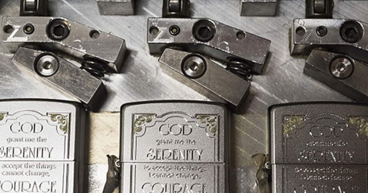 In pics How to make a Zippo lighter