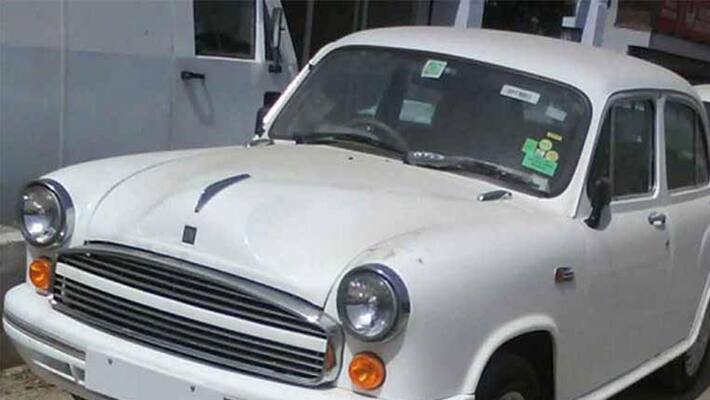An Ambassador car runs for CM K Chandrasekhar Rao TRS An Ambassador car runs for CM K Chandrasekhar Rao TRS