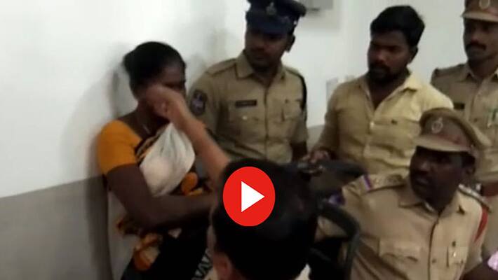 Telangana acp slaps woman before media Telangana acp slaps woman before media