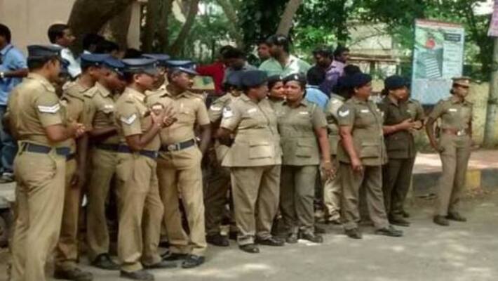 Heavy protection in chennai secretariat Heavy protection in chennai secretariat