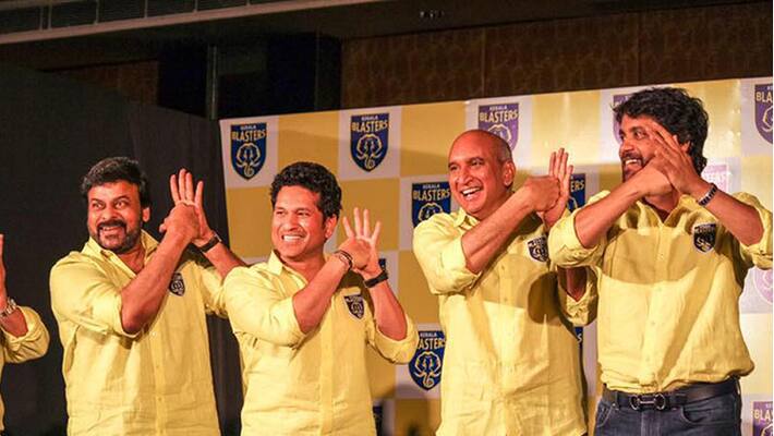 Sachin introduces new co owners of Kerala Blasters Sachin introduces new co owners of Kerala Blasters