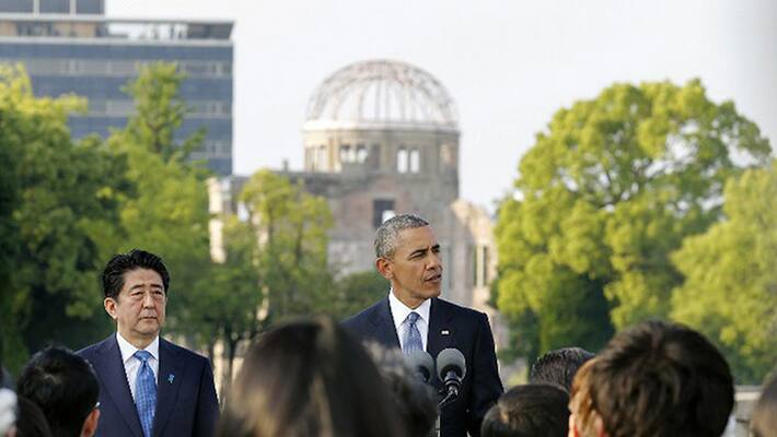 Obama in Hiroshima calls for 'world without nuclear weapons' Obama in Hiroshima calls for 'world without nuclear weapons'