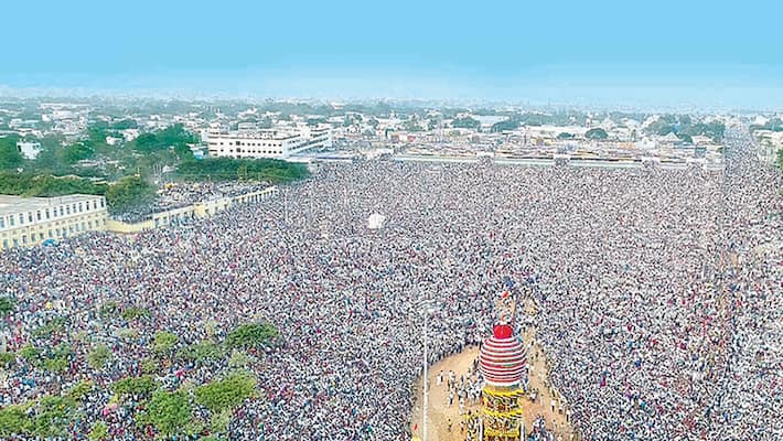Prasada for 5 lakh People During Gavisiddeshwara Fair in Koppal grg Prasada for 5 lakh People During Gavisiddeshwara Fair in Koppal grg
